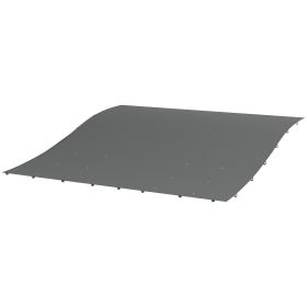 Pergola Canopy Replacement, Pergola Shade Cover for 10' x 10' Pergola ( 84C-038 Series), Dark Gray (Option: Dark Gray-360x265x70 mm)